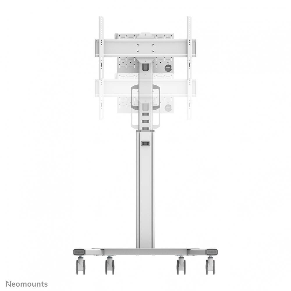 Neomounts FL50S-825WH1 TV-Rollwagen Neigbar, Höhenverstellbar 94,0 cm (37") - 190,5 cm (75") Bodenständer