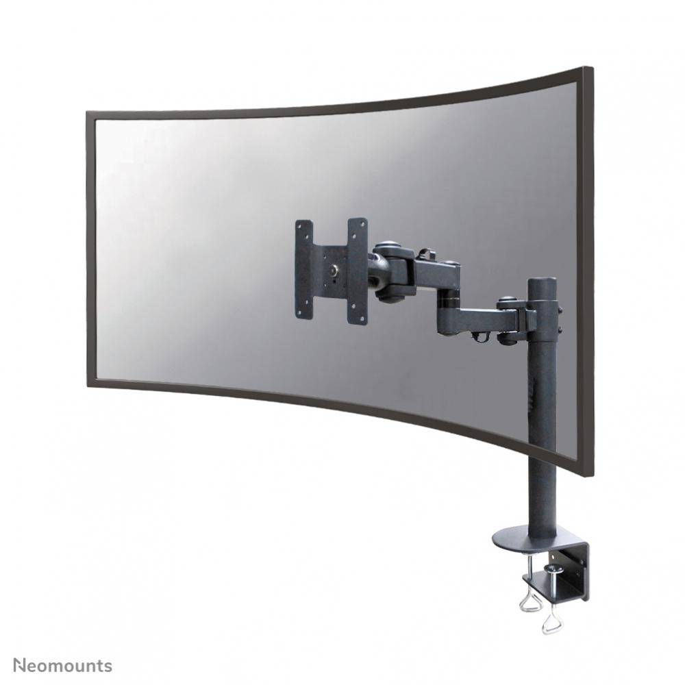 Neomounts FPMA-D960BLACKPLUS 1fach Monitor-Tischhalterung 25,4 cm (10") - 124,5 cm (49") Schwenkbar, Rotierbar, Neigbar Schwarz