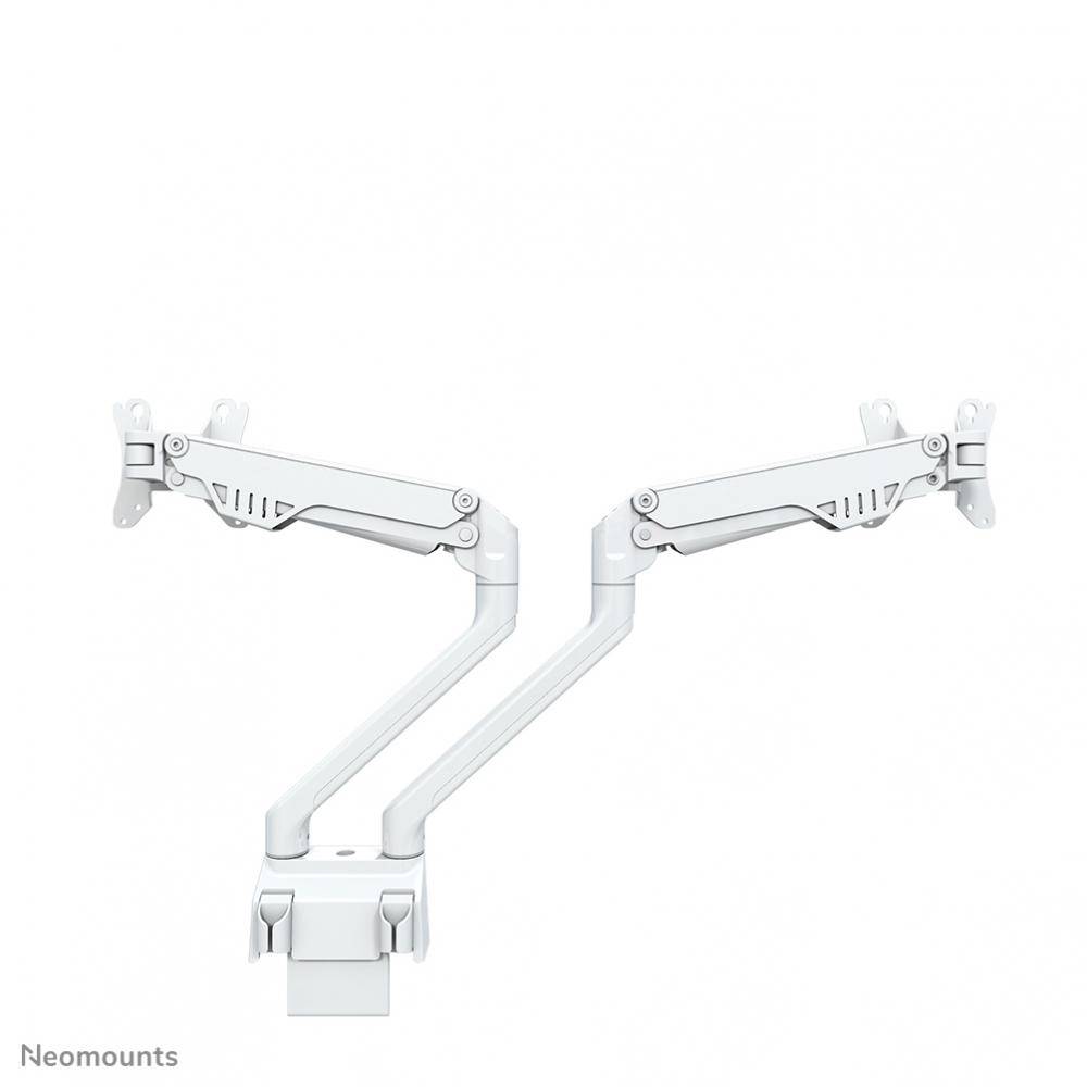 Neomounts FPMA-D750DWHITE2 2fach Monitor-Tischhalterung 25,4 cm (10") - 81,3 cm (32") Weiß Neigbar+Schwenkbar, Höhenverstellbar, Rotierbar