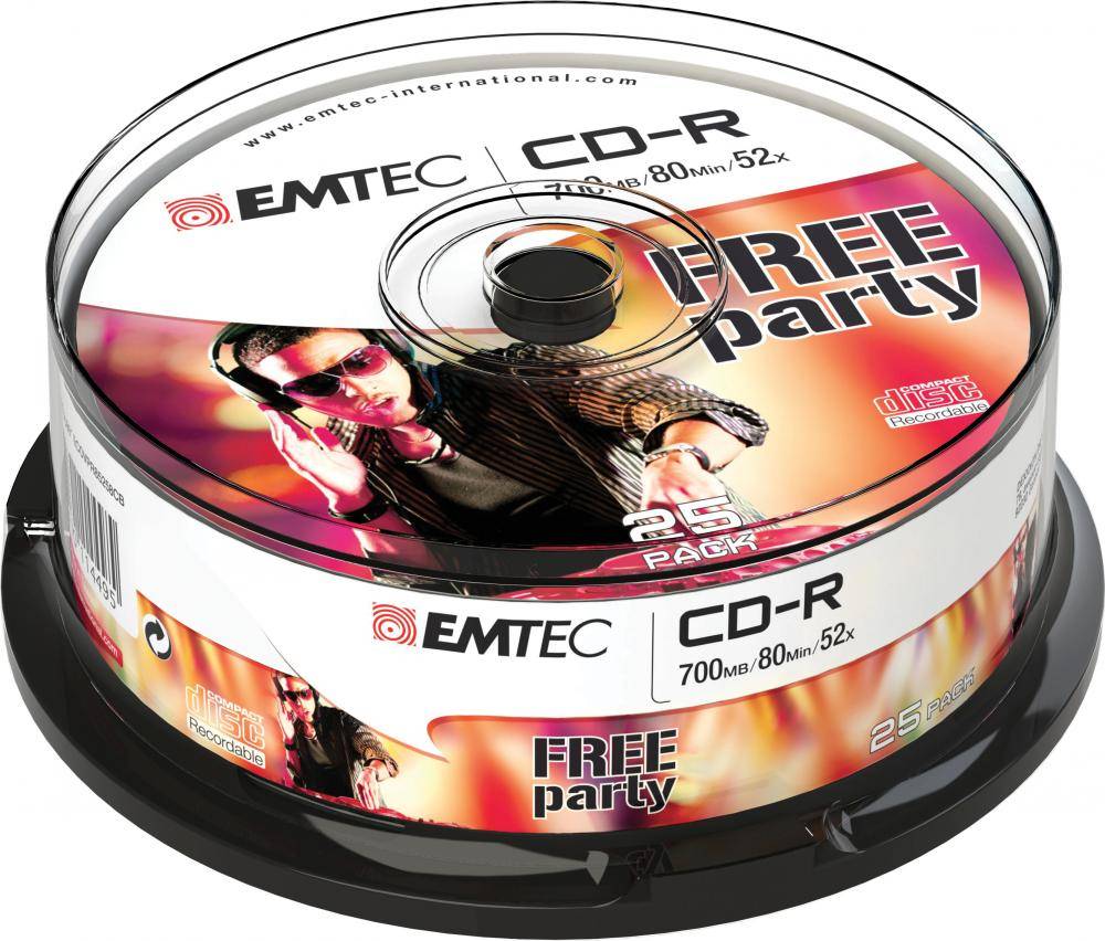 EMTEC Classic - 25 x CD-R - 700 MB (80 Min) 52x