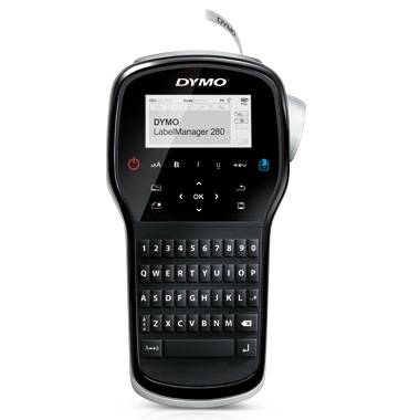 DYMO LabelManager 280P Qwerty Beschriftungsgerät Geeignet für Schriftband: D1 6 mm, 9 mm, 12 mm
