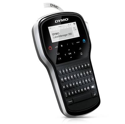 DYMO LabelManager 280P Qwerty Beschriftungsgerät Geeignet für Schriftband: D1 6 mm, 9 mm, 12 mm