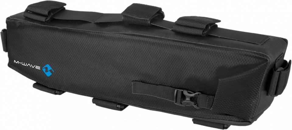 M-Wave Fahrradbatterieabdeckung Rough Ride B 59 x 13 cm Polyester schwarz