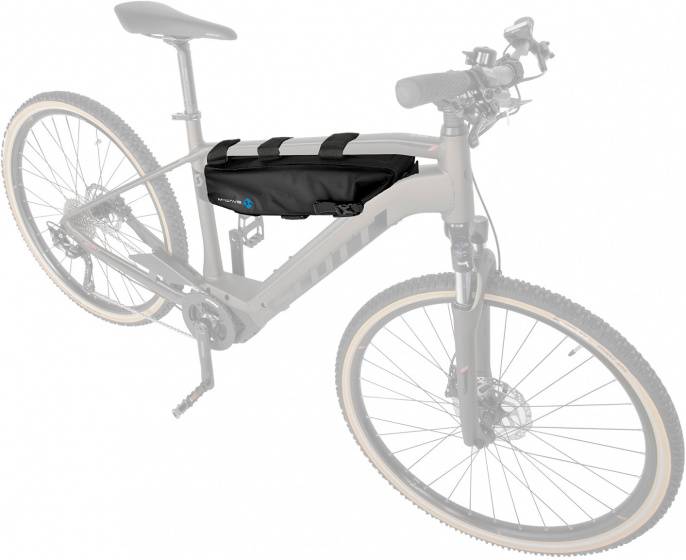 M-Wave Fahrradbatterieabdeckung Rough Ride B 59 x 13 cm Polyester schwarz