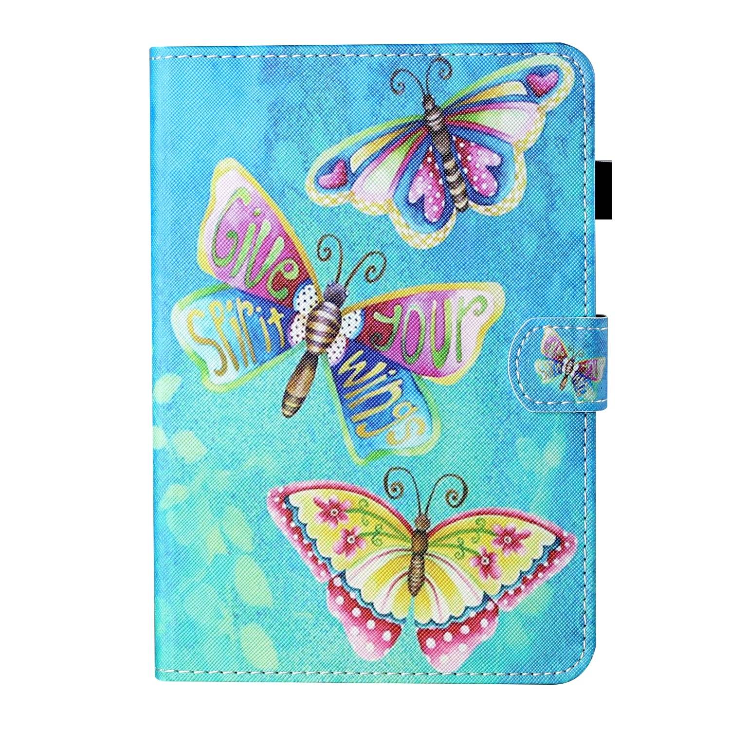 Für Samsung Galaxy Tab A9 Kunstleder Tablet Tasche Hülle Case Motiv 32