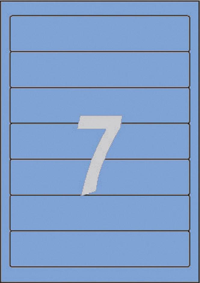 Ordnerrückenschilder 192x38mm selbstklebend blau VE=140 Stück