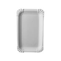 PAPSTAR 11050, Teller, Rechteckig, Karton, Weiß, Monochromatisch, 250 Stück(e)