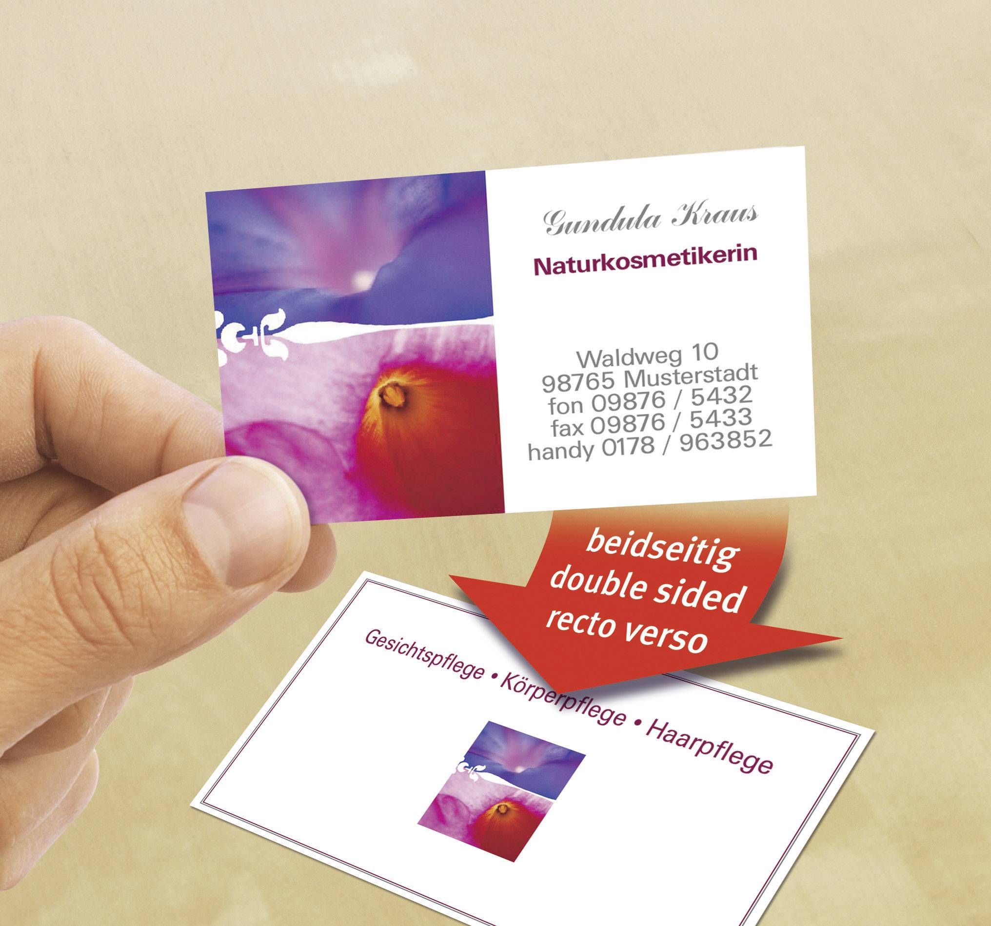 Avery-Zweckform Bedruckbare Visitenkarten, glatte Kanten C32026-25 85 x 54mm 270 g/m²