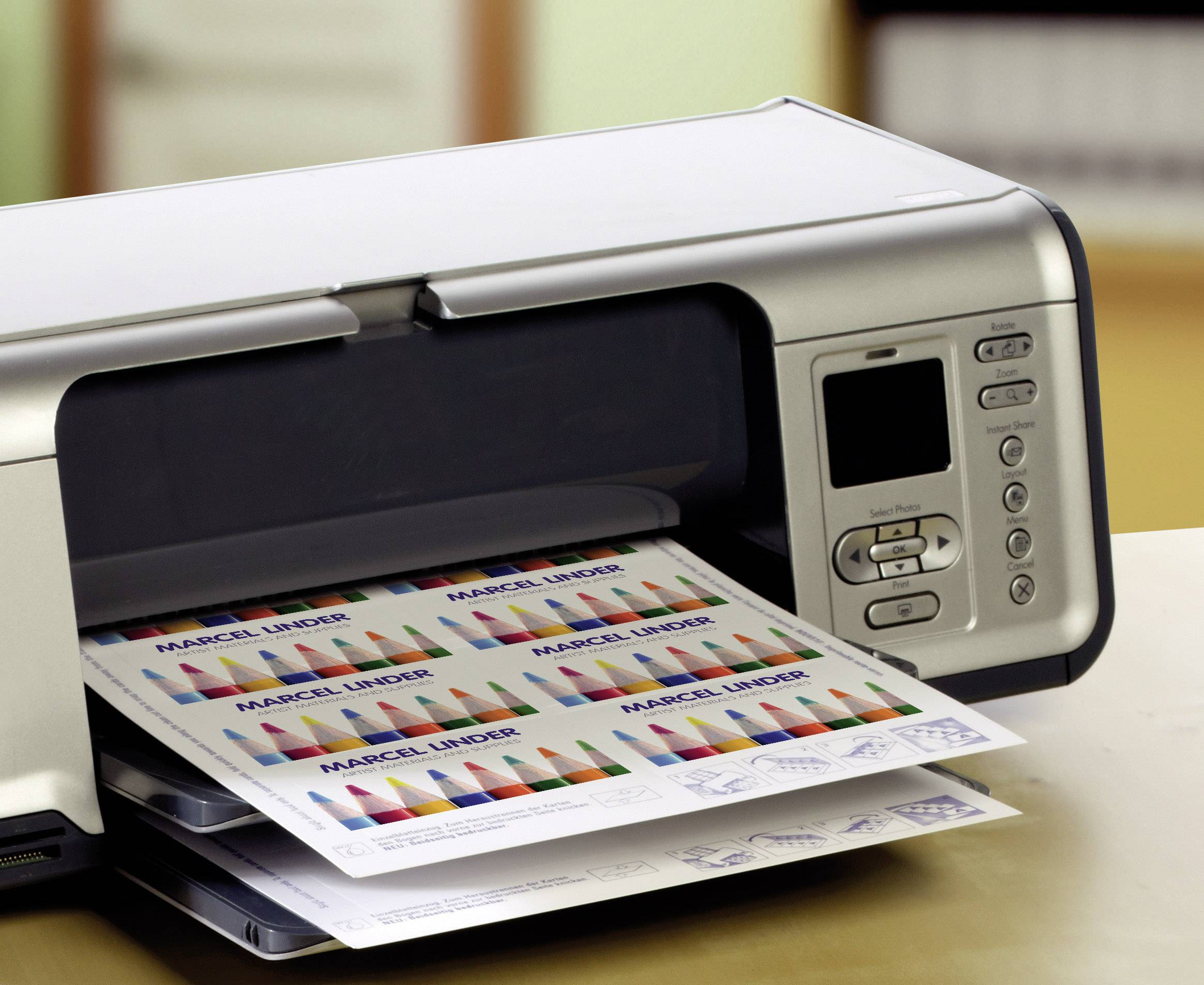 Avery-Zweckform Bedruckbare Visitenkarten, glatte Kanten C32026-25 85 x 54mm 270 g/m²