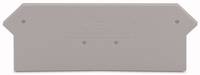 WAGO 279-316 Abschluss-und Zwischenplatte,2 mm dick,grau
