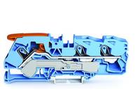 WAGO 2116-1304 3-Leiter-Durchgangsklemme ,mit Hebel und Push-in CAGE CLAMP ,16mm²