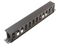MicroConnect Cable Management 19" 1U Full Plastic