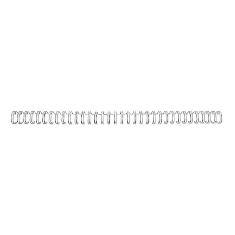 Drahtbinderücken WireBind 2:1 No14 silber 200 Stück