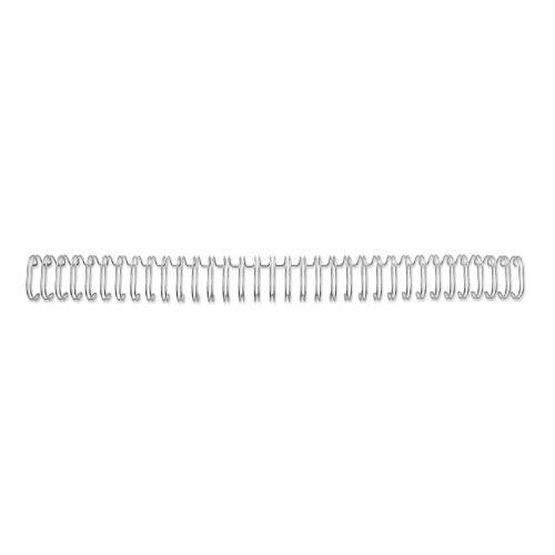 Drahtbinderücken WireBind 2:1 No14 silber 200 Stück
