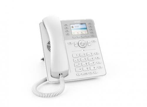 SNOM D735 Desk Telephone weiss Schnurgebundenes Telefon, VoIP PoE Farbdisplay Weiß