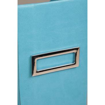 Rhodia Rhodiarama Stehsammler aus Kunstleder, 10x25x31cm - Türkis 318837C