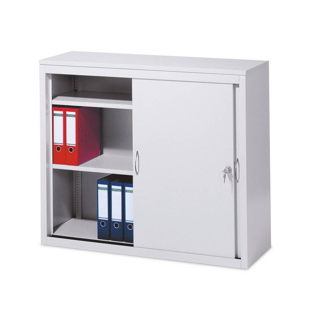 C+P Schiebetürenschrank, HxBxT 1.225 x 1.200 x 400 mm, lichtgrau, rubi