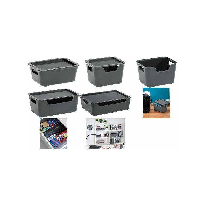 cep Aufbewahrungsbox Bella 4,22 l - 18,0 x 28,0 x 11,0 cm grau