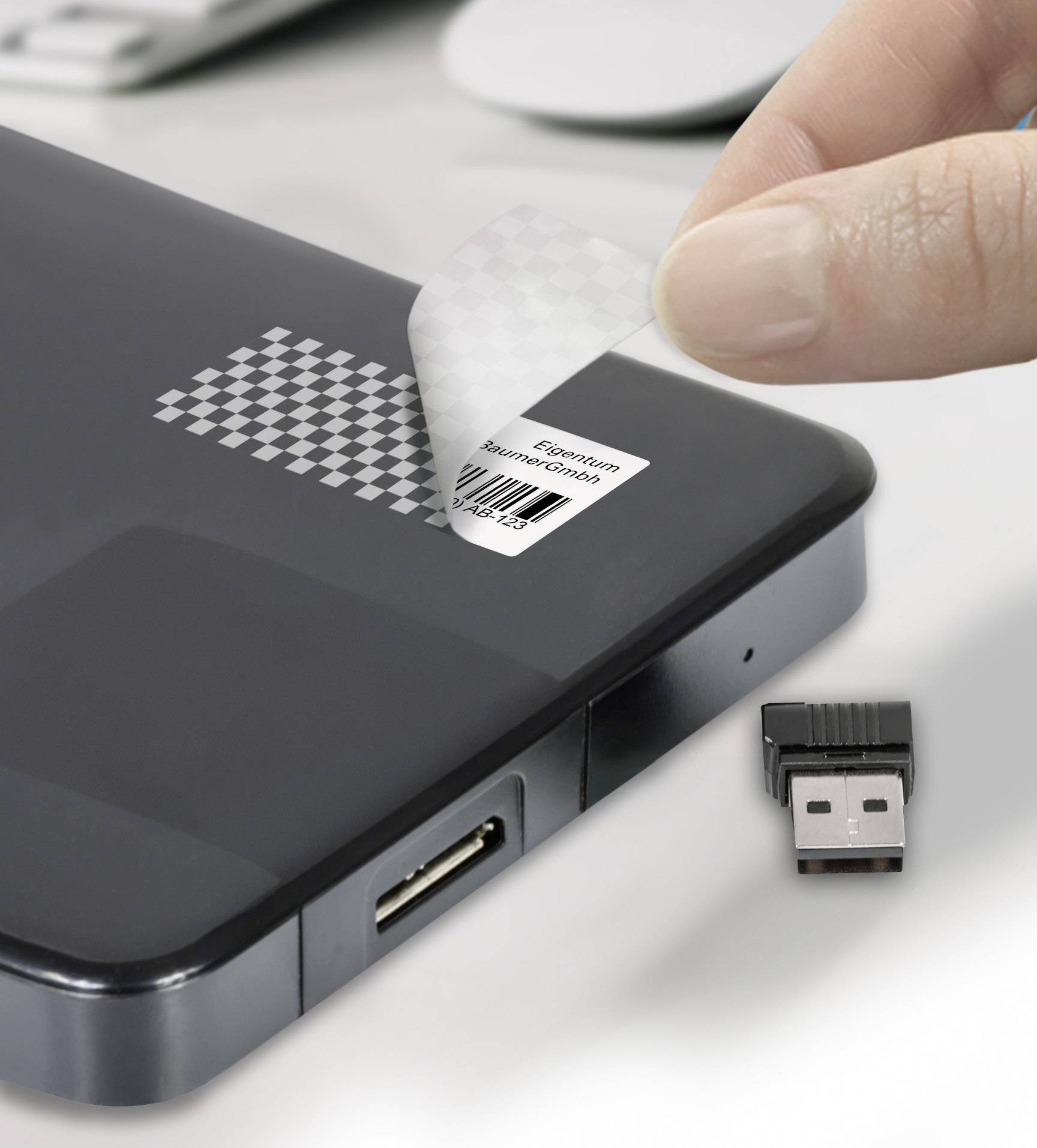 Avery-Zweckform L6112-20 Sicherheits-Etiketten Ø 40 mm Polyester-Folie Weiß 480 St. Permanent haftend Laserdrucker, Farblaserdrucker, Kopierer