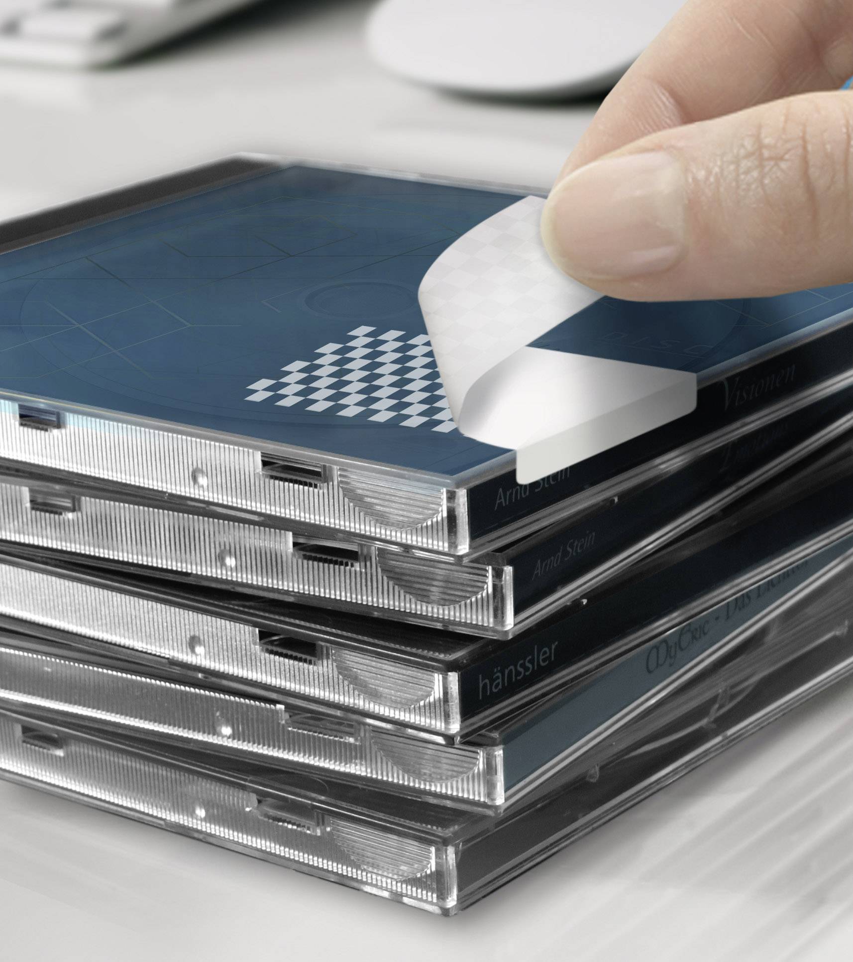 Avery-Zweckform L6112-20 Sicherheits-Etiketten Ø 40 mm Polyester-Folie Weiß 480 St. Permanent haftend Laserdrucker, Farblaserdrucker, Kopierer