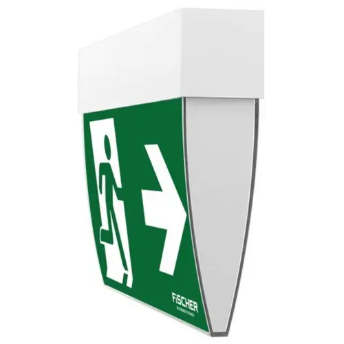 Fischer LED-Rettungszeichenleuchte 27m,IP54 F1UE8 Fischer LED-Rettungszeichenleuchte 27m,IP54 F1UE8