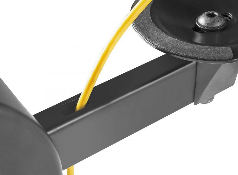 Speaker wall mount tilt/swivel 15kg black 2 pcs.