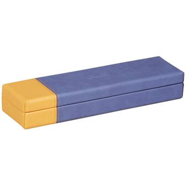 Rhodia Rhodiarama Stiftebox aus Kunstleder, 21x5,5x3cm - Saphir 318878C