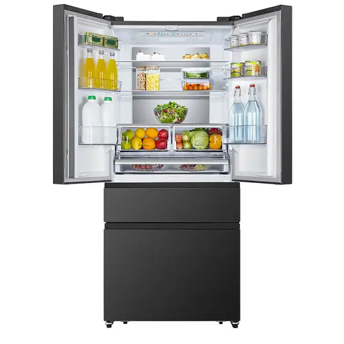 Hisense RF540N4SBF2 - Kühl-/Gefrierschrank - French-Door-Gefrierschrank unten - Hisense RF540N4SBF2 - Kühl-/Gefrierschrank - French-Door-Gefrierschrank unten -