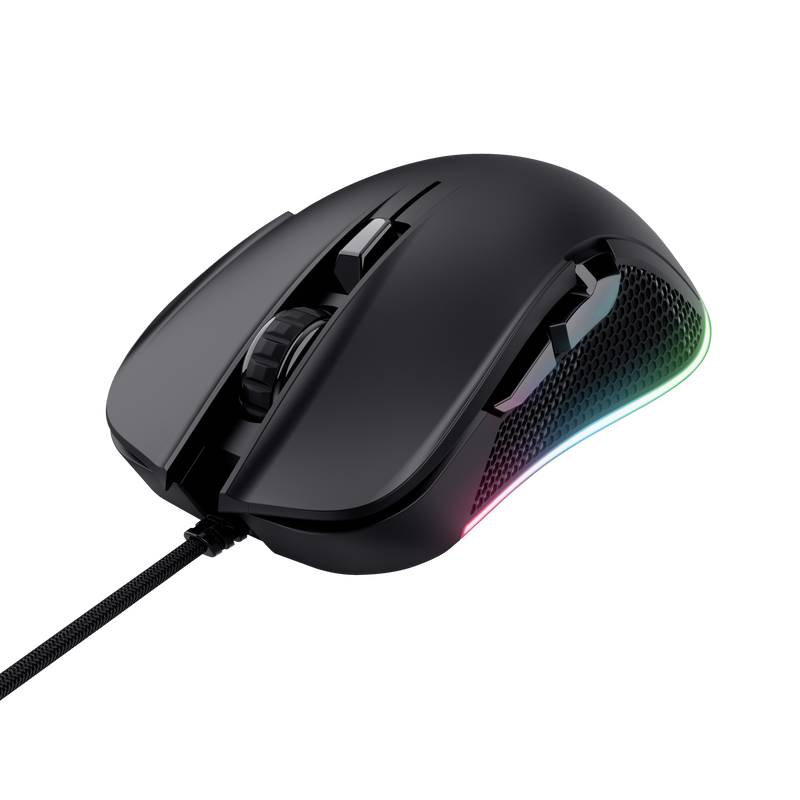 Trust Gaming GXT 922 Ybar Gaming-Maus - Schwarz 24729