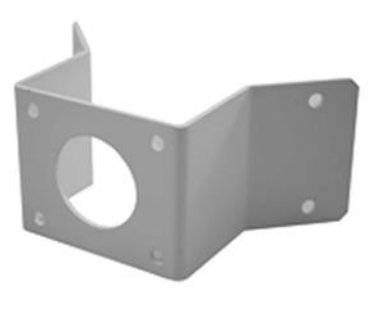 Ernitec Corner Mini plate, White For mounting w. mini Goose neck,DX & SX series