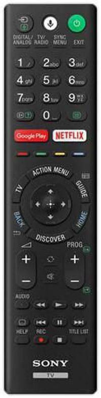 Sony Remote Commander RMF-TX220E, TV, Wired, Press buttons, Black