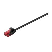MicroConnect U/UTP CAT6 15M Black Slim Unshielded Network Cable, PVC, 4x2xAWG 30/7 CU, OD : 3.6mm