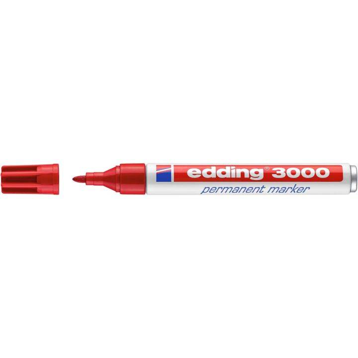 EDDING 3000 - Marker - permanent - Rot - 1.5-3