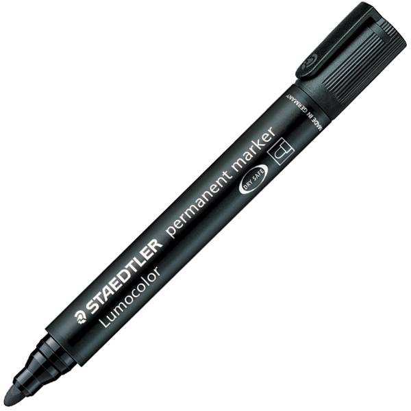 STAEDTLER Lumocolor Permanentmarker 2,0 mm schwarz - 10 Stück 352-9