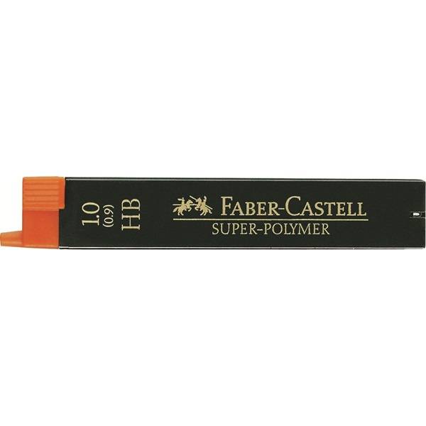 FABER-CASTELL SUPER-POLYMER Bleistiftminen 1.0 mm schwarz 120900