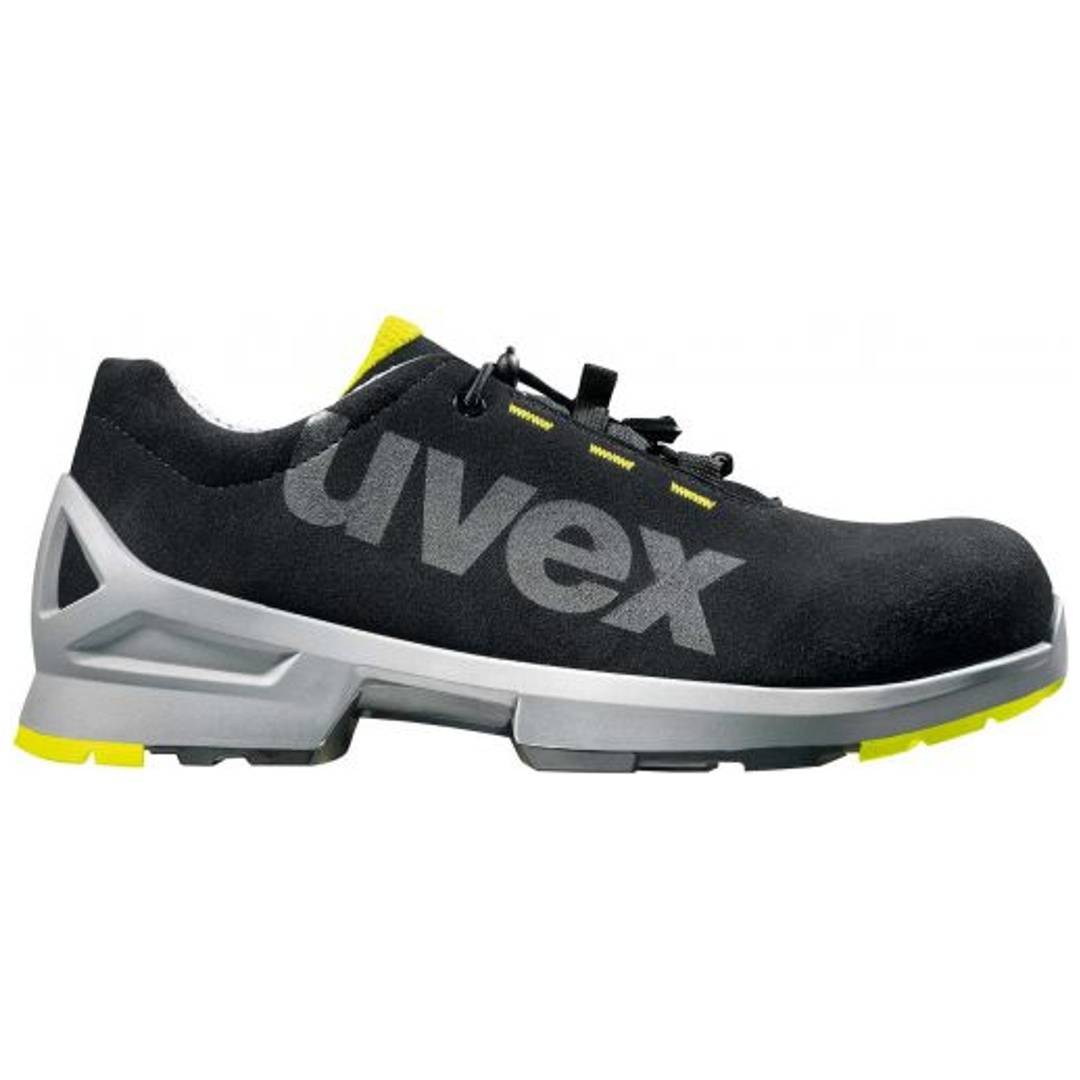 Uvex 8544044 1 Halbschuhe S2 85440 schwarz, gelb Weite 14 Größe 44