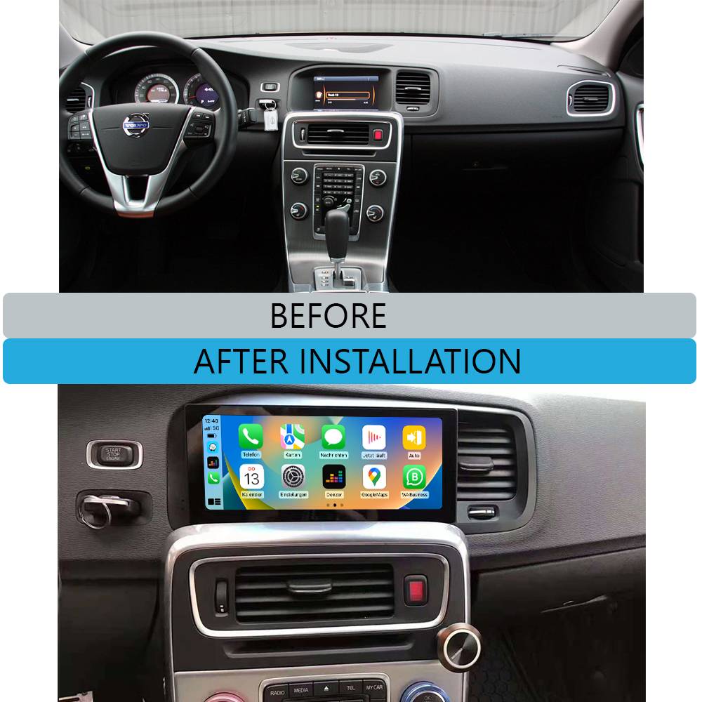 Für Volvo S60 V60 (15-20) 8.8" Touchscreen Android Navi GPS Carplay AndroidAuto