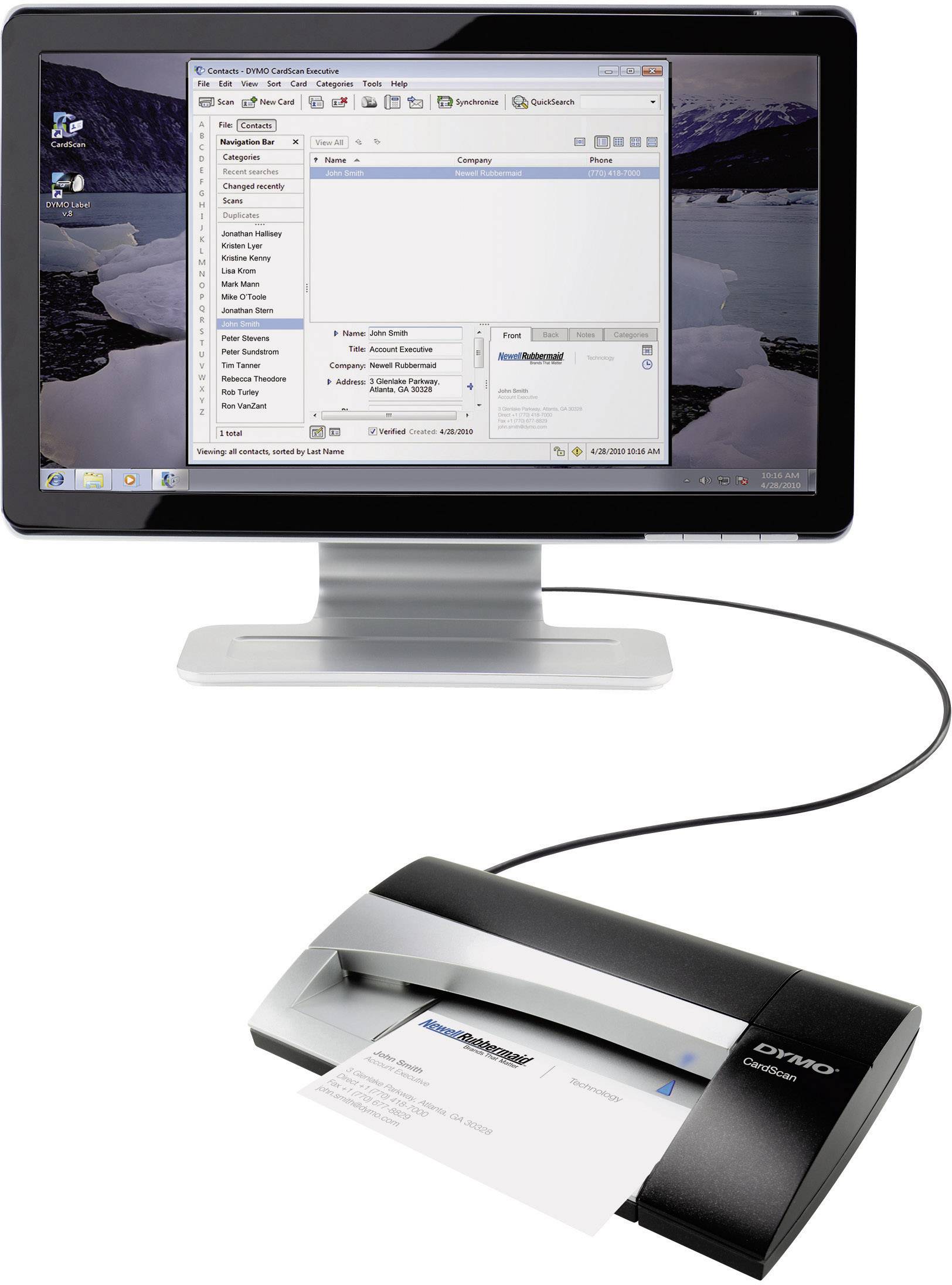 DYMO CardScan Executive V9 Visitenkartenscanner 300 x 300 dpi USB