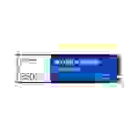 WD Blue SN580 WDS500G3B0E - SSD - 500 GB - intern - M.2 2280 - PCIe 4.0 x4 (NVMe)