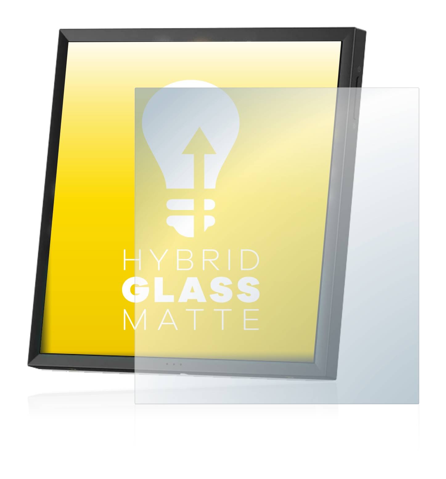 upscreen Hybrid Glass Matte Premium Schutzglas Folie für Divoom