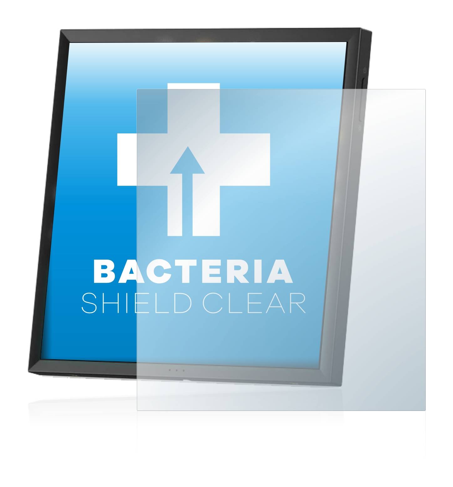 upscreen Bacteria Shield Clear Premium Antibakterielle Displayschutzfolie für Divoom