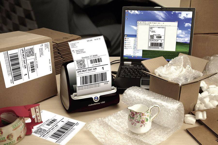 DYMO LabelWriter 4XL Etiketten-Drucker Thermodirekt 300 x 300 dpi Etikettenbreite (max.): 104 mm USB