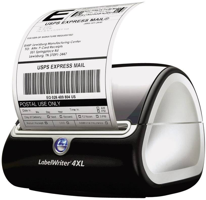 DYMO LabelWriter 4XL Etiketten-Drucker Thermodirekt 300 x 300 dpi Etikettenbreite (max.): 104 mm USB
