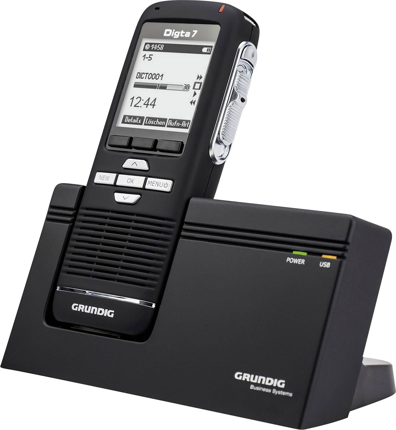 Docking Station 447 für Diktiersystem Digta 7 schwarz