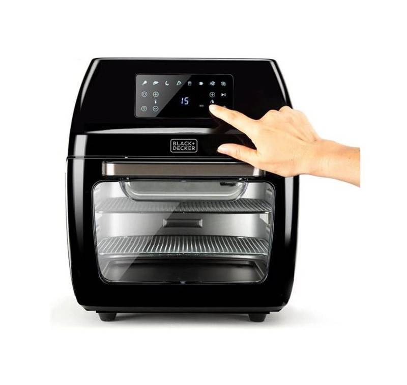 Black & Decker BXAFO1200E - Heißluftfritteuse - 12 l - 40 °C - 200 °C - 360 min