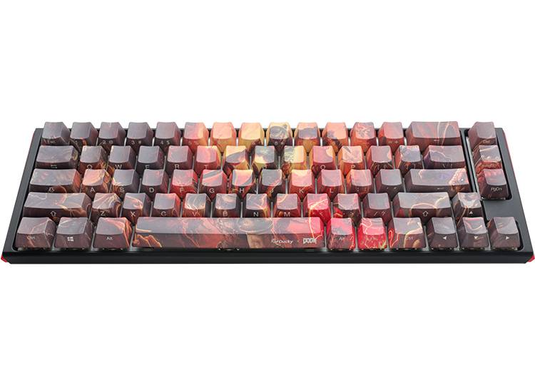 Ducky x Doom One 3 SF Gaming Tastatur RGB LED - MX-Speed-Silver
