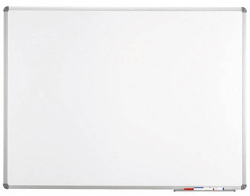 Maul Whiteboard MAULstandard, Emaille (B x H) 240cm x 120cm Weiß emaillebeschichtet Inkl. Ablageschale, Quer- oder Hochformat