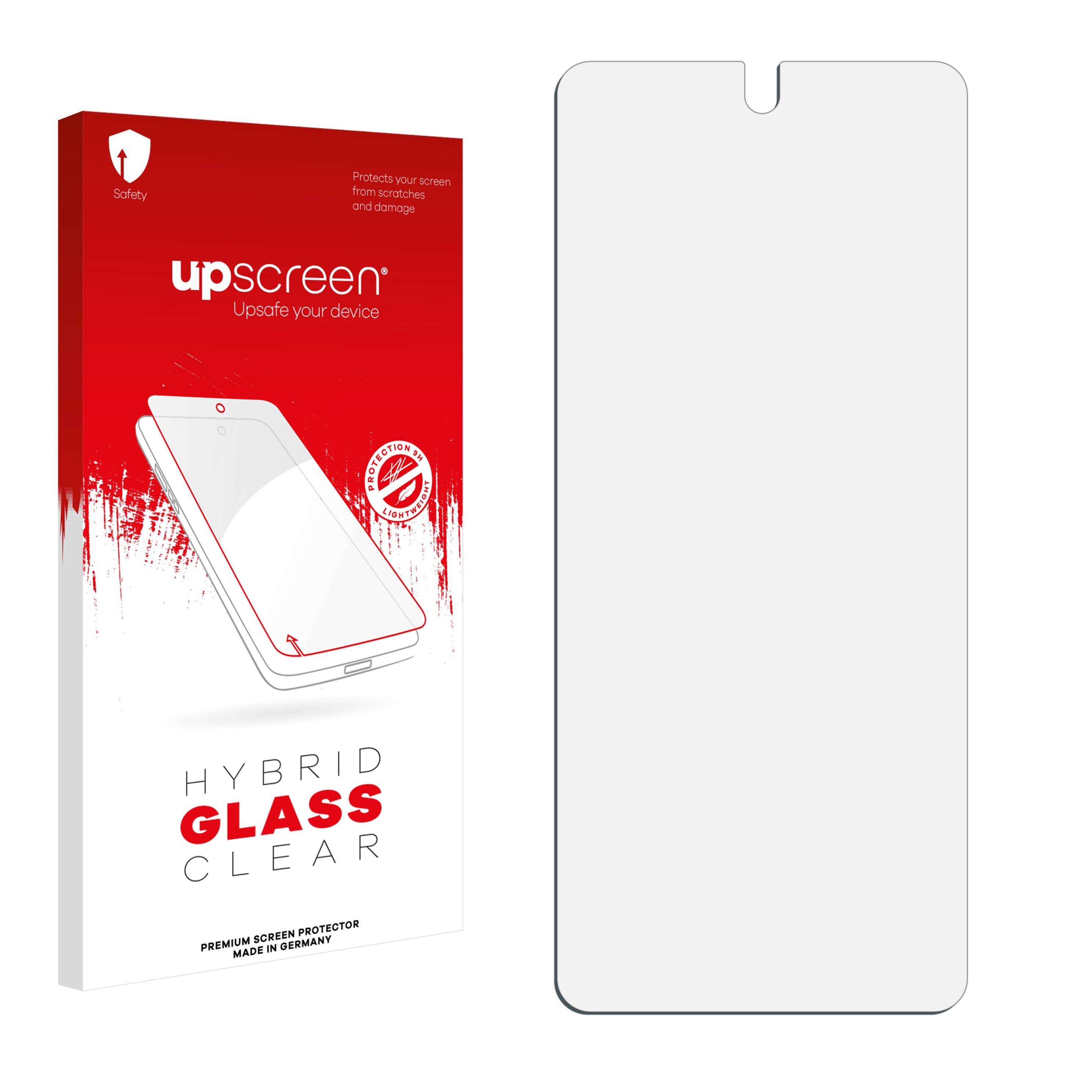 upscreen Flexible Schutz Glas Folie für Motorola Moto E32 Schutzglas 9H Hybridglas Klar