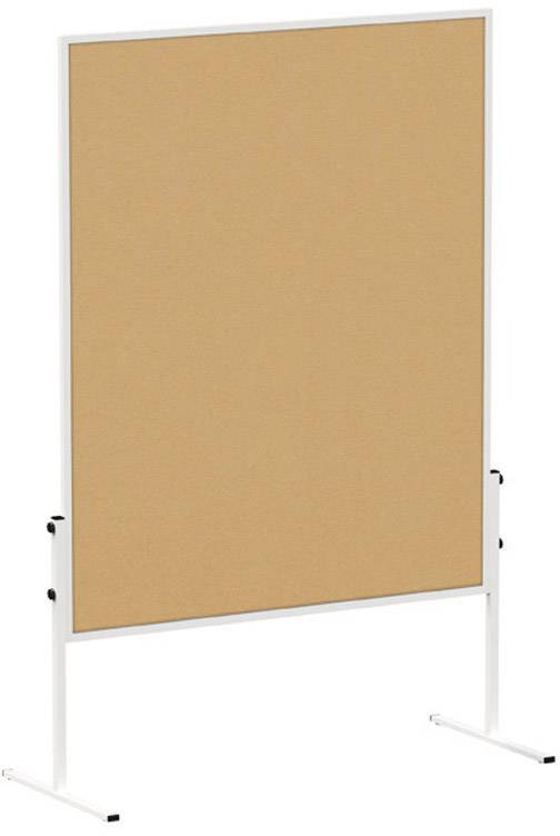 Maul Moderationstafel MAULsolid (B x H) 120 cm x 150 cm Kork Braun Inkl. Rollen, Pinntafel, beidseitig verwendbar 6365882