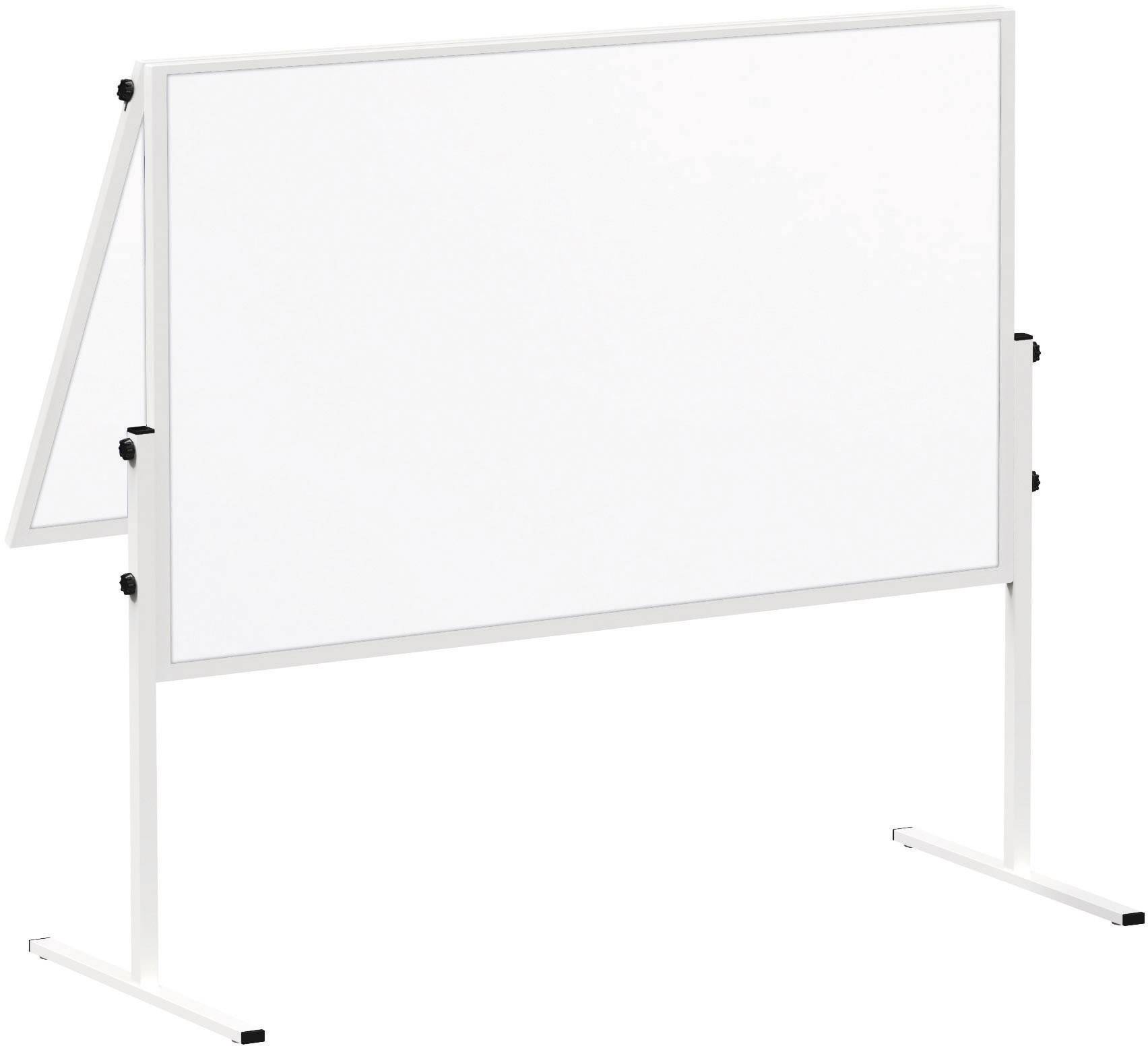 Maul Moderationstafel MAULsolid (B x H) 120 cm x 150 cm Papier Weiß Inkl. Rollen, beidseitig verwendbar, Pinntafel, zusammenklappbar 6366282